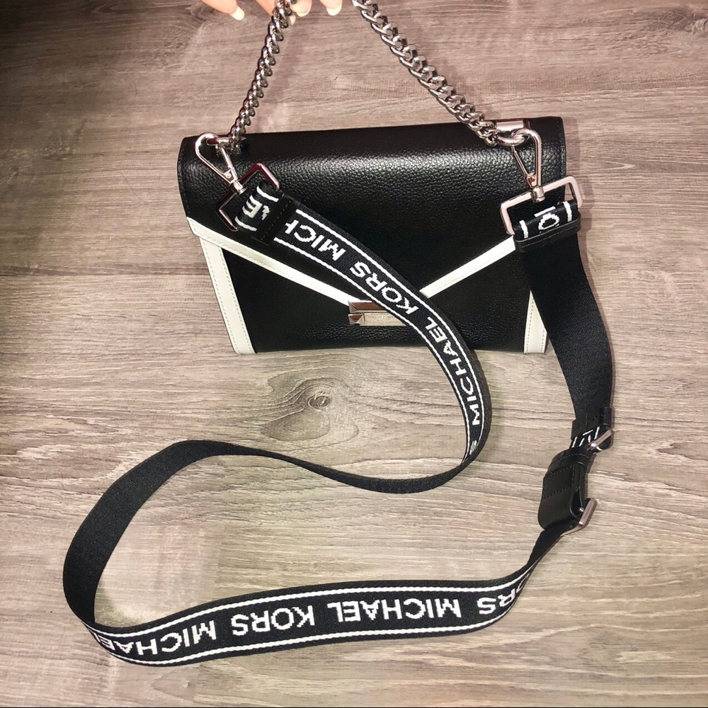 michael kors whitney pebbled crossbody purse